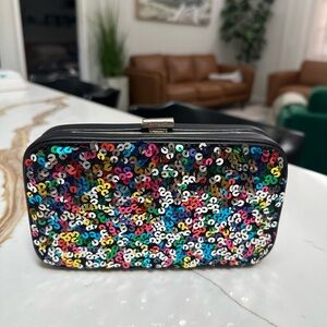 Kate spade tonight crossbody sequin clutch